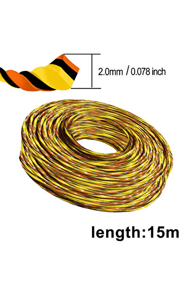 Choice4 2.0mm15m COSY 1.6/2.0/ 2.4/2.7/3.0mm*15m NEW Upgrade Tricolor Spiral ...