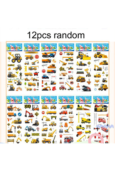 Choice1 مجموعة ملصقات فقاعية ثلاثية الأبعاد للأطفال من 12 قطعة، مصنوعة من الب...