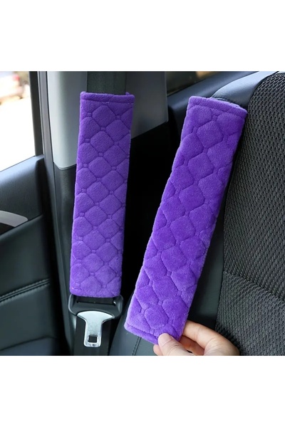 choice2 غطاءان حزام الأمان من جنرال موتورز، لون بنفسجي، قطعتان، واقيات كتف وب...