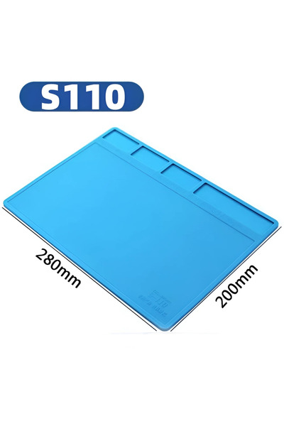 Choice9 حصيرة لحام S110 مقاس 280 × 200 مم، مقاومة للكهرباء الساكنة والحرارة، ...