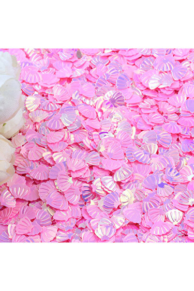 Choice3 D 15 غرام/عبوة من قصاصات ورق لامعة على شكل أصداف متقزحة الألوان، لواز...