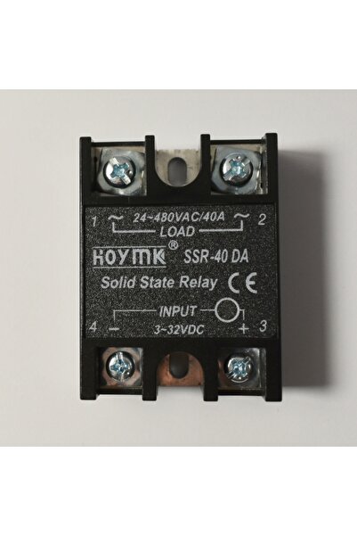 Choice6 DA (DC control AC) SSR-40DA (40A) 12V 24V Solid State Relay DC to AC ...