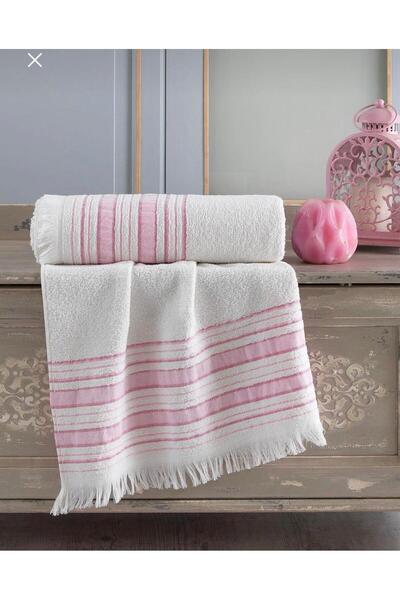 Baymen Trendy Bath Towel Set 70x140 & 50x90