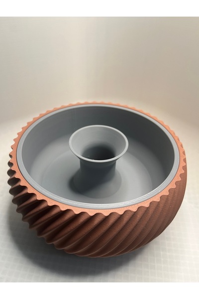 Plaxel3d Bölmeli Akıllı Çerezlik - Kabuklu Yemiş Tabağı ve Hazneli Sunumluk