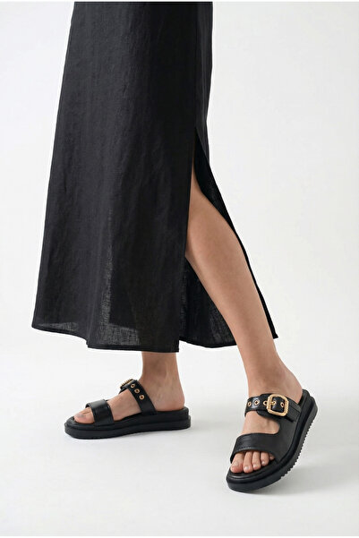 Riccon Γυναικείες Παντόφλες 00120405 Μαύρες