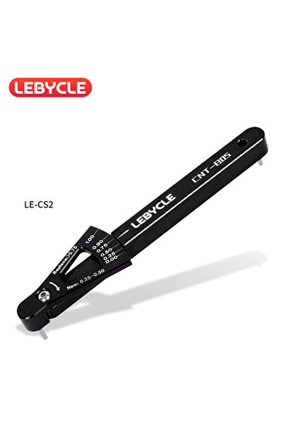 Choice1 LE-CS2-أسود LEBYCLE أداة مؤشر تآكل سلسلة الدراجة بـ 6 ألوان، فاحص وصل...
