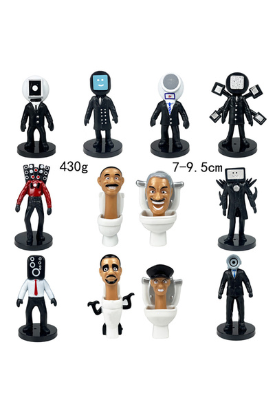 Choice3 Bandai 12 Pcs New KDL SWAT Skibidi Toilet Man Figures Anime Doll Toys...