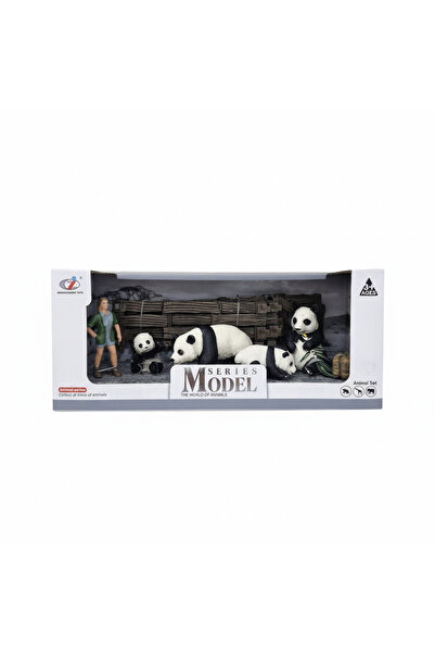 TUFY TOYS PANDA AİLESİ VE BAKICI FİGÜRÜ OYUN SETİ