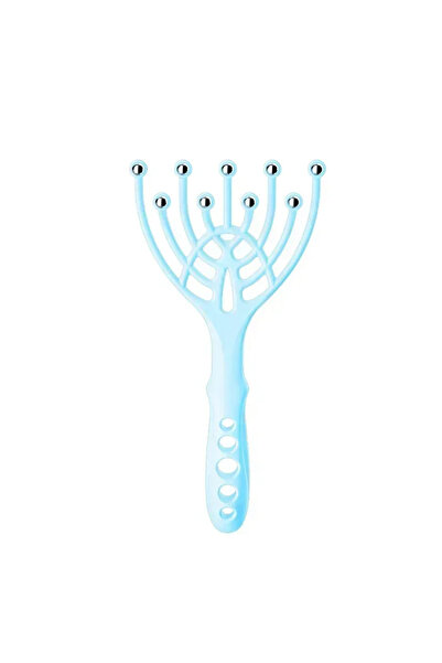 Choice جهاز تدليك الرأس والرقبة برأس أزرق، مشط بكرة بخمسة أصابع و9 مخالب وكرة...