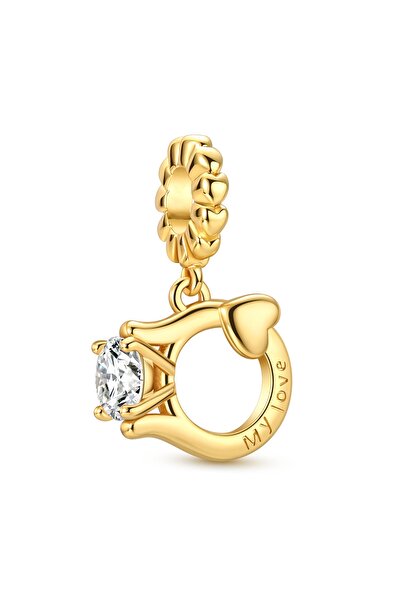 Choice30 KTC1941 Original 925 Silver Gold Charms Beads Fit Bracelet DIY Eleph...