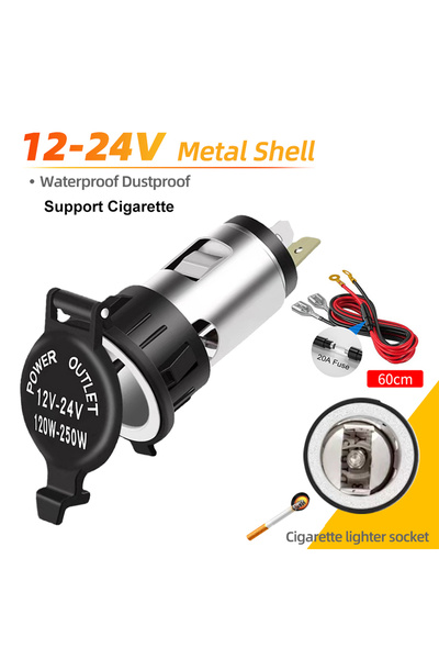 Choice8 محول طاقة عالمي للسيارة، يعمل بجهد 12-24 فولت، بقدرة 120-25 واط، مزود...