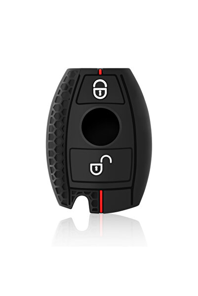 Choice1 غطاء مفتاح سيارة من السيليكون بزرين لسيارات مرسيدس بنز الفئة A، B، C،...