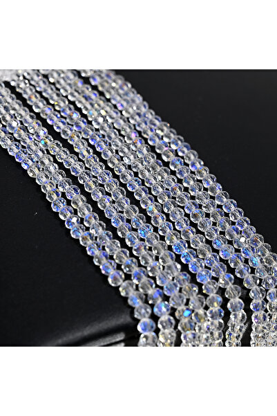 choice2 4mm110pcs 15 110Pcs 4MM Artificial Crystal Glass Beads Flat Round Cle...