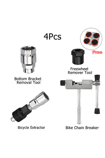 Choice5 4 PCS Repair Tools 2 Bicycle Repair Tool Kits Chain Breaker Flywheel ...