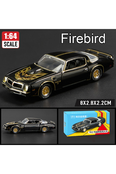 Choice12 Firebird Black 1:64 Alloy Sports Car Series Firebird JDM Daytona Sta...