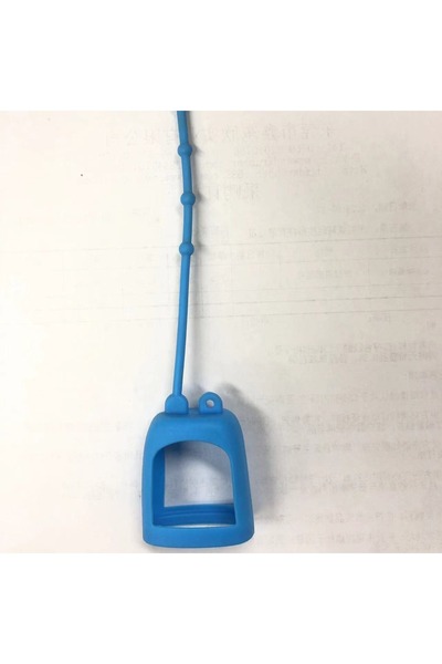 Choice5 Sky blue Silicone Perfume Case, Outdoor Portable Silicone Hand Saniti...