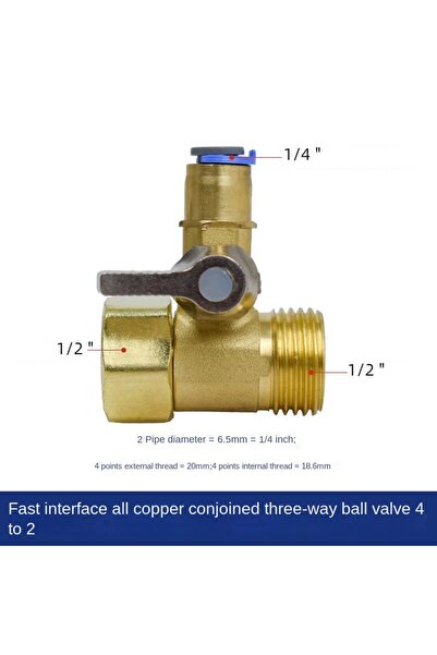 Choice5 Copper 1I4 Quick UF Ultrafiltration Water Purifier Reverse Osmosis Fi...