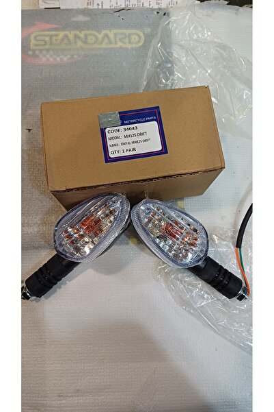 İtimat Mh125 DRIFT L sinyal 1sağ-1sol tk.2adet 0rj.sarı ampüllü