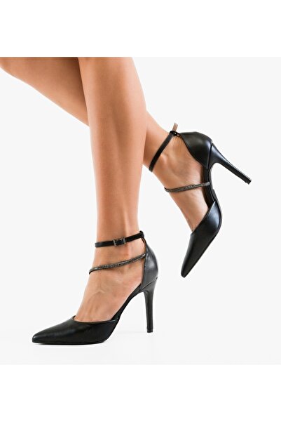 BENOTTİ Levvy Black Stiletto Heels Women Size 41