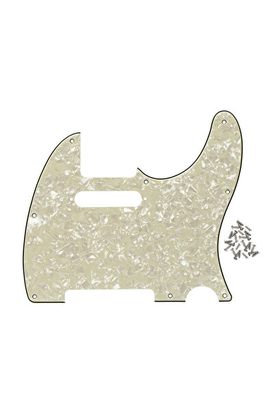 Choice10 Aged Pearl 4ply FLEOR 1PCS 8 Holes TL Electric Guitar kguard Scratch...