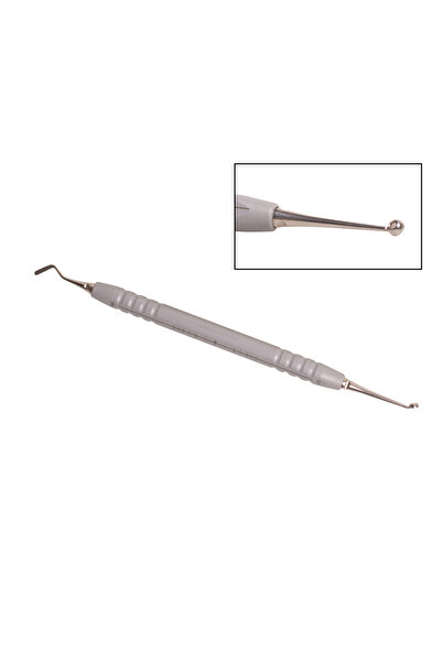 Choice7 مجموعة أدوات تشكيل حشوات الراتنج السني بمقبض رمادي، حامل معالج ضوئي م...