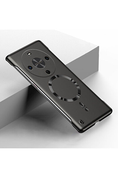 Choice غلاف هاتف مغناطيسي معدني فائق النحافة بدون إطار أسود اللون من Honor 50...