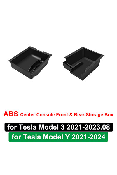 Choice5 صندوق تخزين أمامي وخلفي ABS لسيارة تسلا موديل Y 3، صندوق تخزين مركزي،...