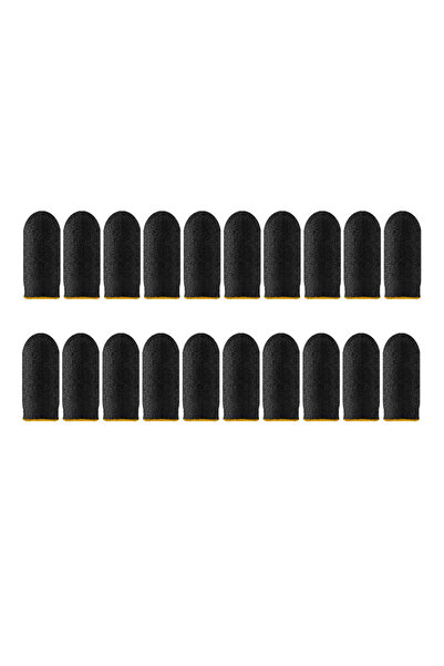 Choice 20PCS Yellow 20/40pcs Mobile Game Fingertip Cover Sweatproof Anti-slip...