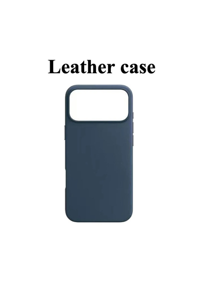 Choice63 iPhone17 Pro Max Blue For Magsafe Leather Case for IPhone 17 Pro Max...