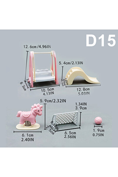 Choice18 D15 1:12 Miniature Furniture Forest Family Kitchen Toy Dining Table ...