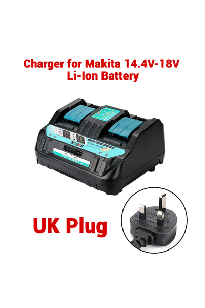 Choice3 UK plug Newest Double Li-ion Battery Charger 4A Charging Current for ...