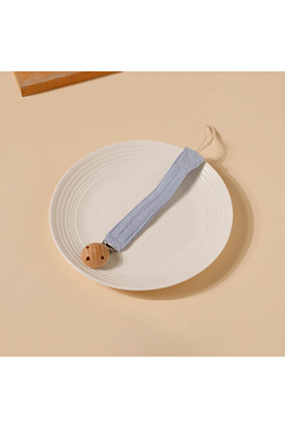 Choice8 Grey blue Baby Cute Printing Pacifier Clip Kid Beech Clip Cotton Hold...