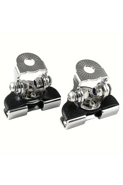 choice2 2PC sliver 2pcs/set Stainless Steel Universal Car Auto Hood LED Work ...