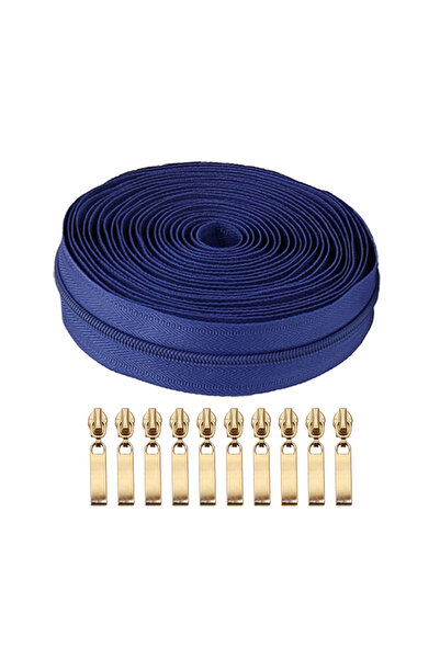 Choice7 3# No223 1 Set, (177 Inch/450 cm) Nylon Zipper with 10 Wavy Zipper Pu...