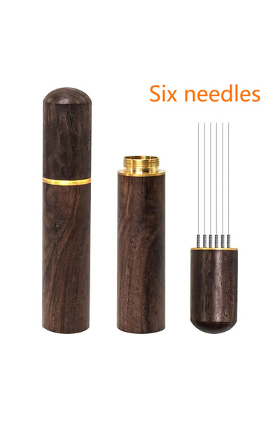 Choice3 مكبس مسحوق قهوة من الفولاذ المقاوم للصدأ بست إبر، أداة تقليب مسحوق ال...