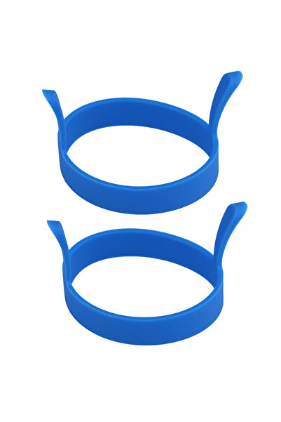 Choice1 alloet Blue 2pcs 8X Silicone Ring Fried Egg Mold Ntick Pancake Ring M...