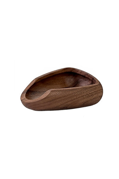 Choice4 Black Walnut Cup Wooden Coffee Bean Tray with Sleek Black Sprayer, Wo...