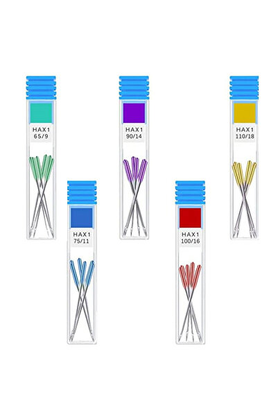 Choice5 ٥ علب، ٣ قطع/علبة، إبر خياطة مضادة للقفز لماكينة الخياطة HAX1، إبر خي...