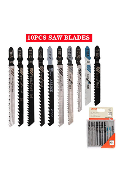 choice2 10 شفرات منشار ترددي محمول، محول مثقاب كهربائي، منشار ترددي كهربائي م...