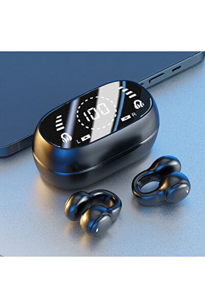 choice2 سماعات رأس لاسلكية سوداء بتقنية بلوتوث مع ميكروفون، مزودة بخاصية إلغا...