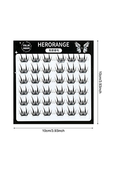 Choice5 رموش فردية ذاتية اللصق بستة صفوف، لا حاجة للغراء، رموش كثيفة وناعمة، ...