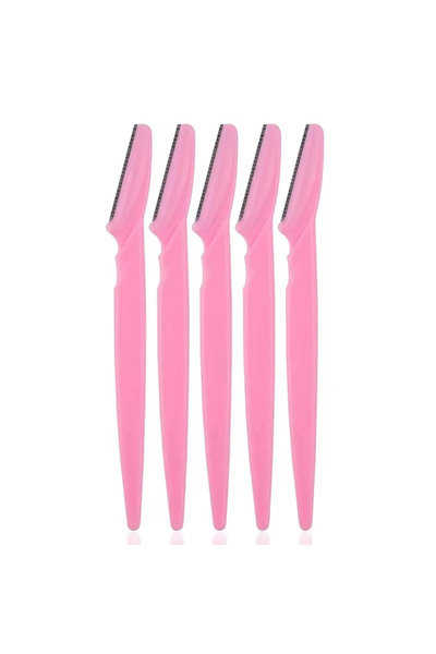 Choice5 C514-pink 5pcs Wholesale Eyebrow Trimmer Blade Shaver Portable Face R...