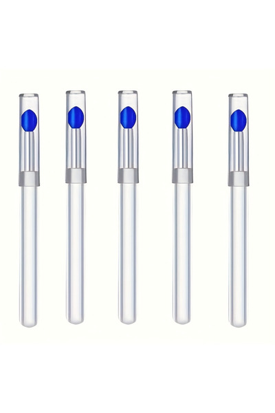 Choice3 فرشاة أظافر سيليكون زرقاء قابلة لإعادة الاستخدام، 5 قطع، بتأثير مرآة ...