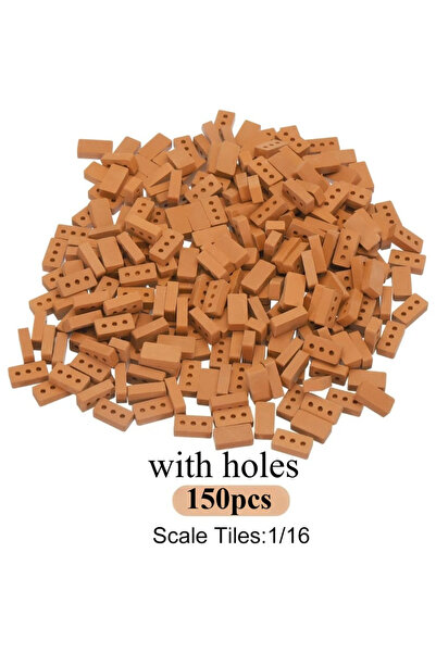 Choice3 150 قطعة (مع ثقوب) 50-150 قطعة نموذج مكعبات مصغرة حقيقية بمقياس 1:16،...