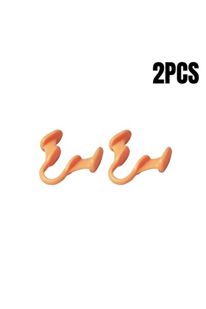 Choice14 مشبك أنف برتقالي اللون، قطعتان، 2/4/6/8/10 قطع، مضاد للشخير، موسع أن...