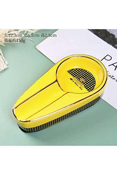 choice2 منفضة سجائر منزلية من YHG-Yellow Cigar Gadgets، منفضة سجائر سيراميك م...