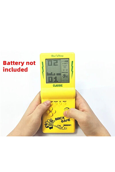 choice2 Battery not included Big Screen Tetris Game Console Retro Nostalgic C...