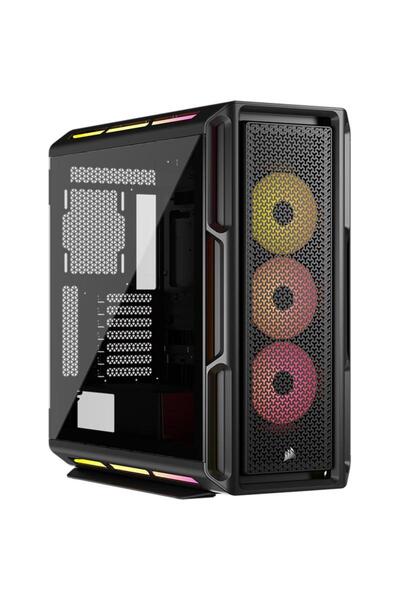 Corsair Carcasa iCUE Link 5000T LX RGB, Middle Tower, Tempered glass, Negru