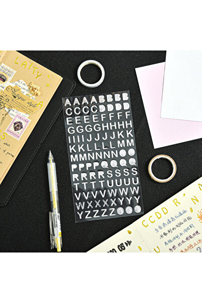 Choice4 4-2 قطعة، قطعتان/مجموعة، ملصقات برونزية إنجليزية أبجدية رقمية يدوية ا...