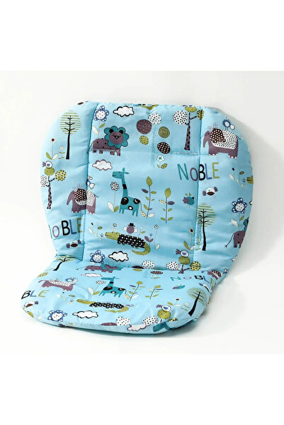 choice2 وسادة أطفال زرقاء C87 لكرسي الطعام، وسادة مقعد عربة الأطفال، وسادة نا...